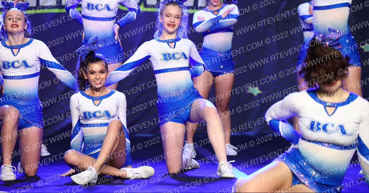 Beach Cheer Athletics Bombora · Feel the Power East