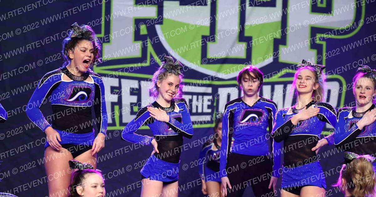 Bluewater Cheer Athletics Sirens · Feel the Power East