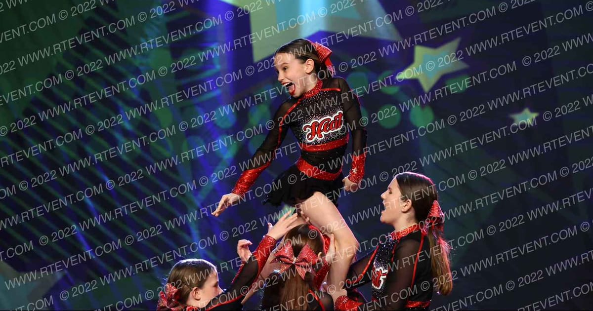 London Heat Cheerleading Flash · Feel the Power East