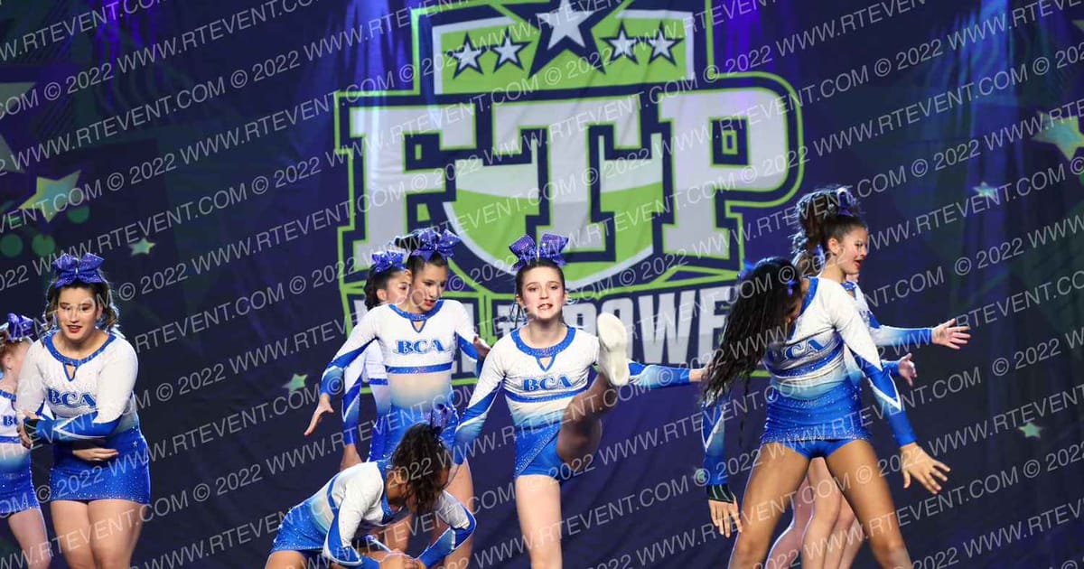 Beach Cheer Athletics Tidalwave · Feel the Power East