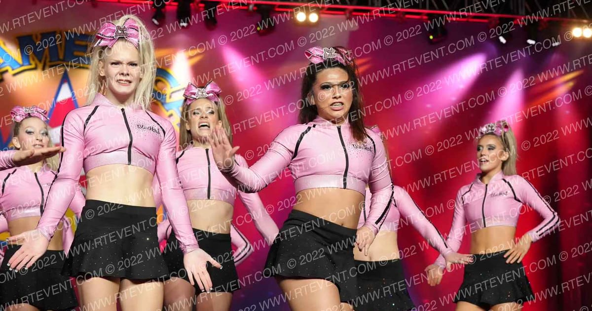 Chico Cheer All Stars BLACKOUT · The American Masterpiece PacWest Dance Grand Nationals
