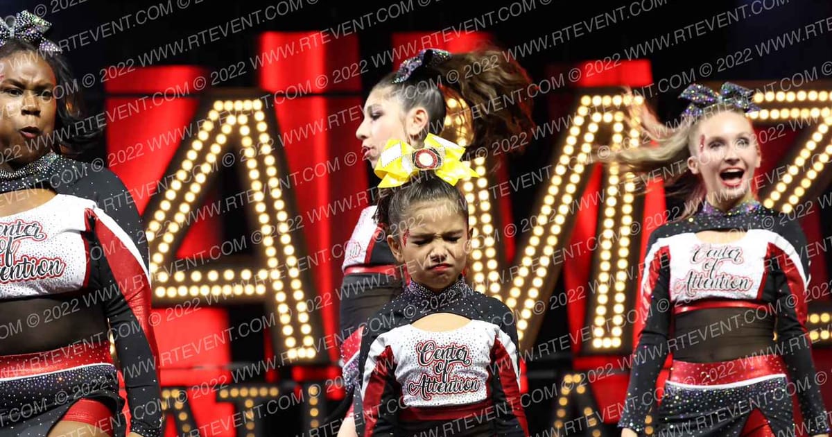 CENTER OF ATTENTION  CHEER AND DANCE BLACK OUT · JAMZ Youth and NA Nationals