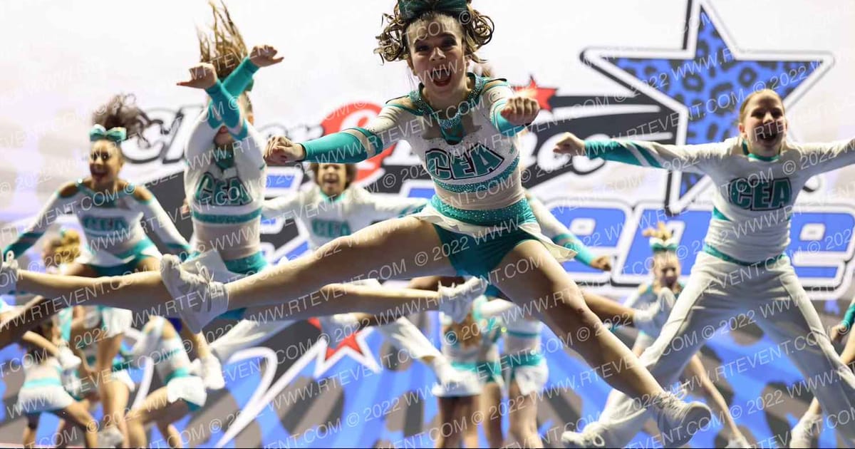 Cheer Extreme Maryland Calvert Teal Force · Rumble in the Jungle