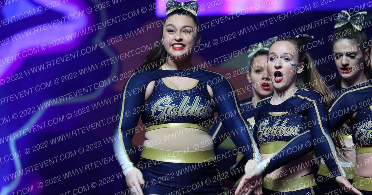 Eagle Elite Cheerleading Golden Eagles · POP Grand Nationals