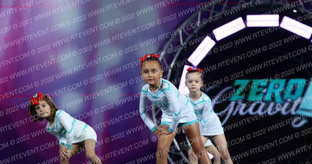 Zero Gravity Athletics Little Dippers · Biloxi Beach Blast