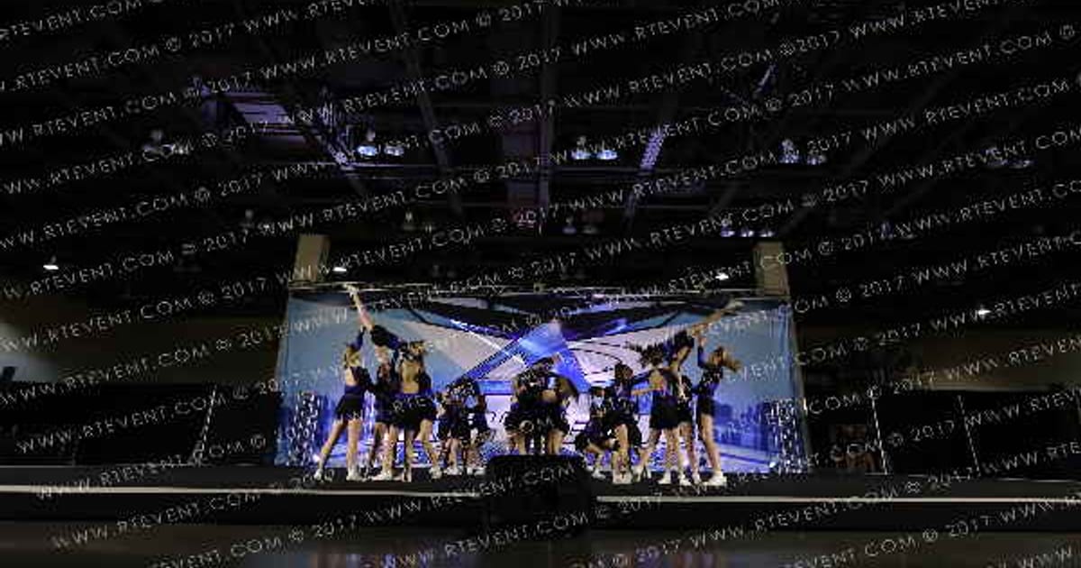 Arizona Fusion Cheer Blue Tide · Athletic Championship Phoenix Nationals