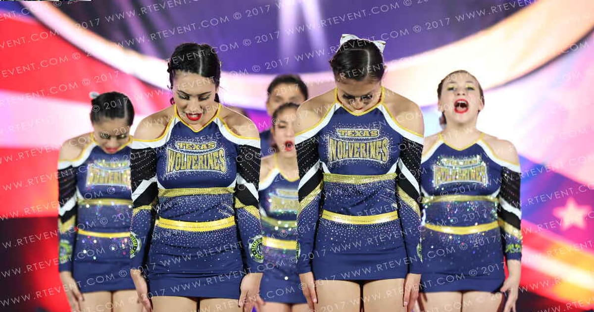Texas Wolverine All Stars Red Dawn · American Cheer Power Southern Nationals DIDII