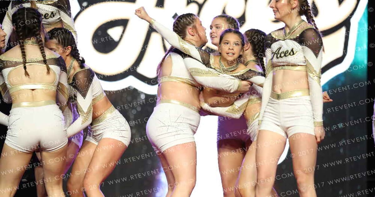 Texas Aces Tumbling and Cheer Queen of Hearts · Encore Grand Nationals