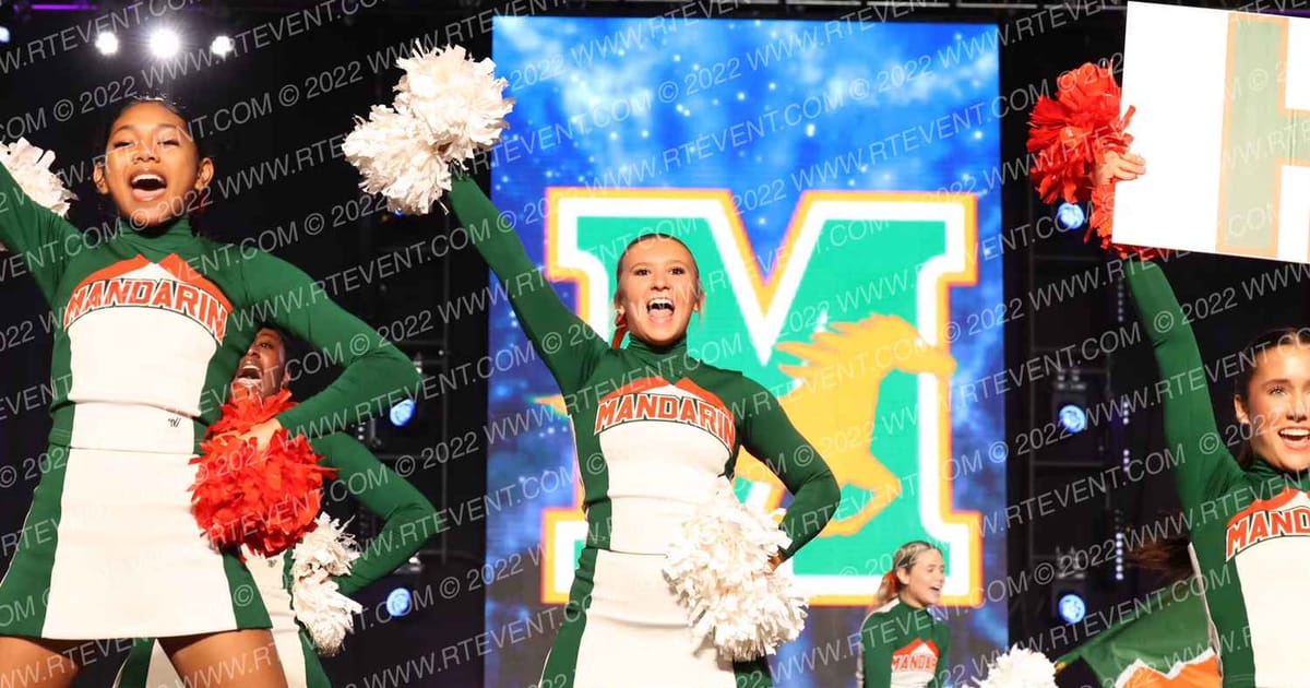 Mandarin High School Competitive Cheerleading Mandarin Mustangs · All out Nationals
