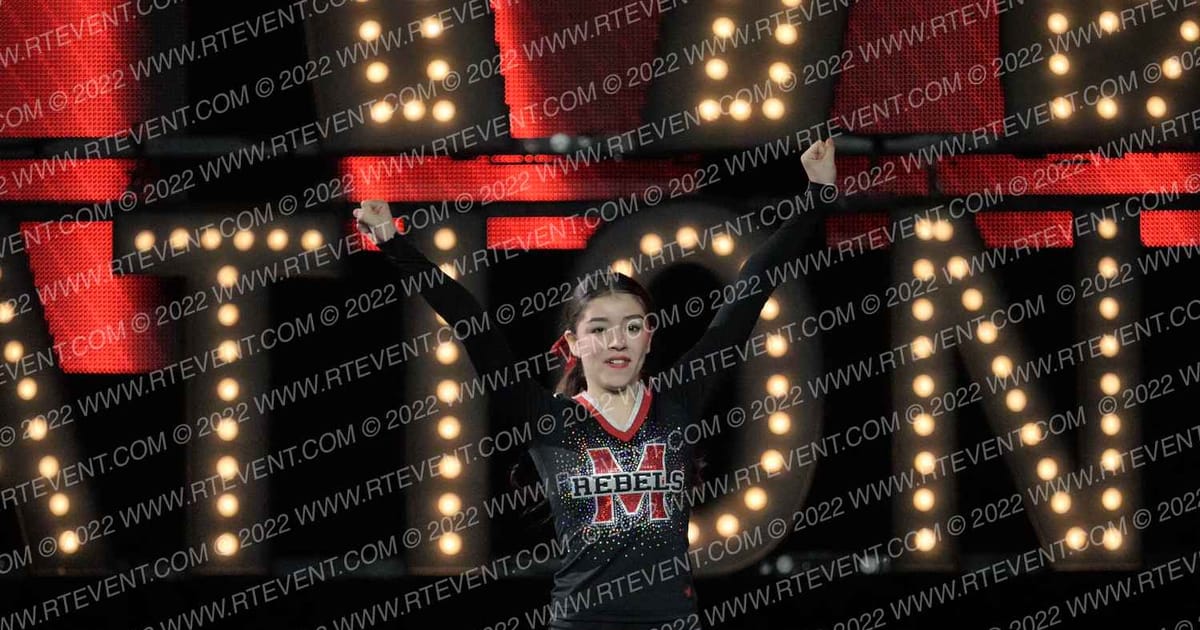 AB MILLER DARLA AND DEAN Coed Partner Stunt (1 male - 1 female) · Schools Nationals