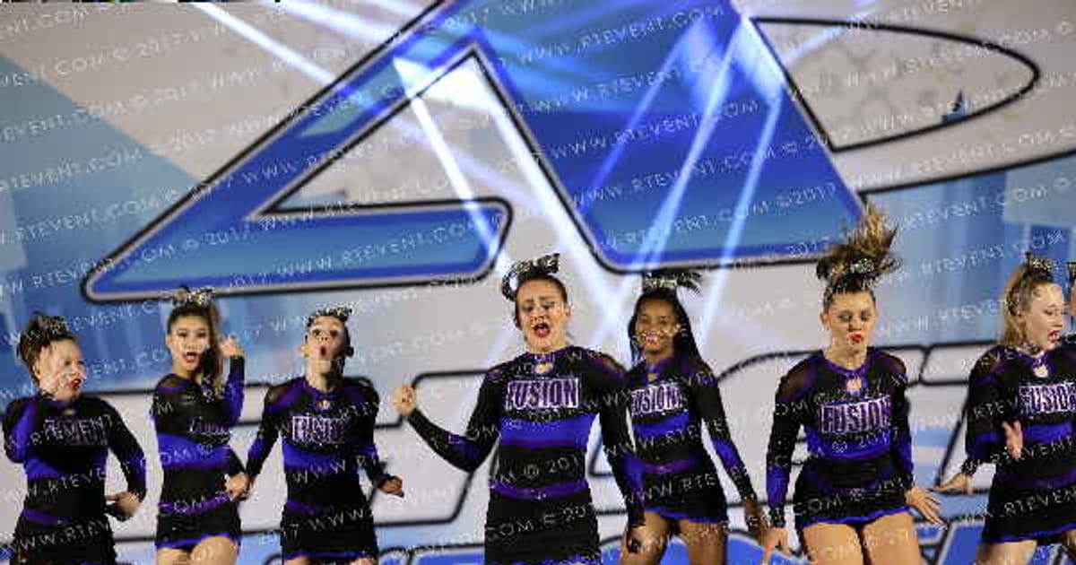 Arizona Fusion Cheer Black Eclipse · Athletic Championship Phoenix Nationals