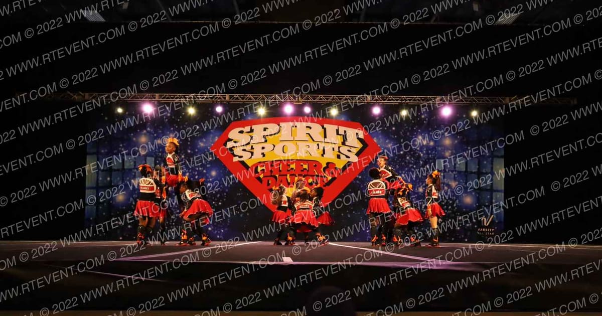 East Coast Flames Allstars Hotties · Spirit Sports Kissimmee Nationals