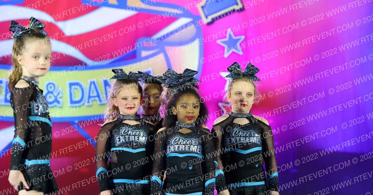 Cheer Extreme - Raleigh Tiny X Sharkies · The American Superstarz