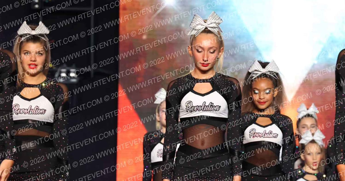 Naples Cheer Revolution Black Out · All out Nationals
