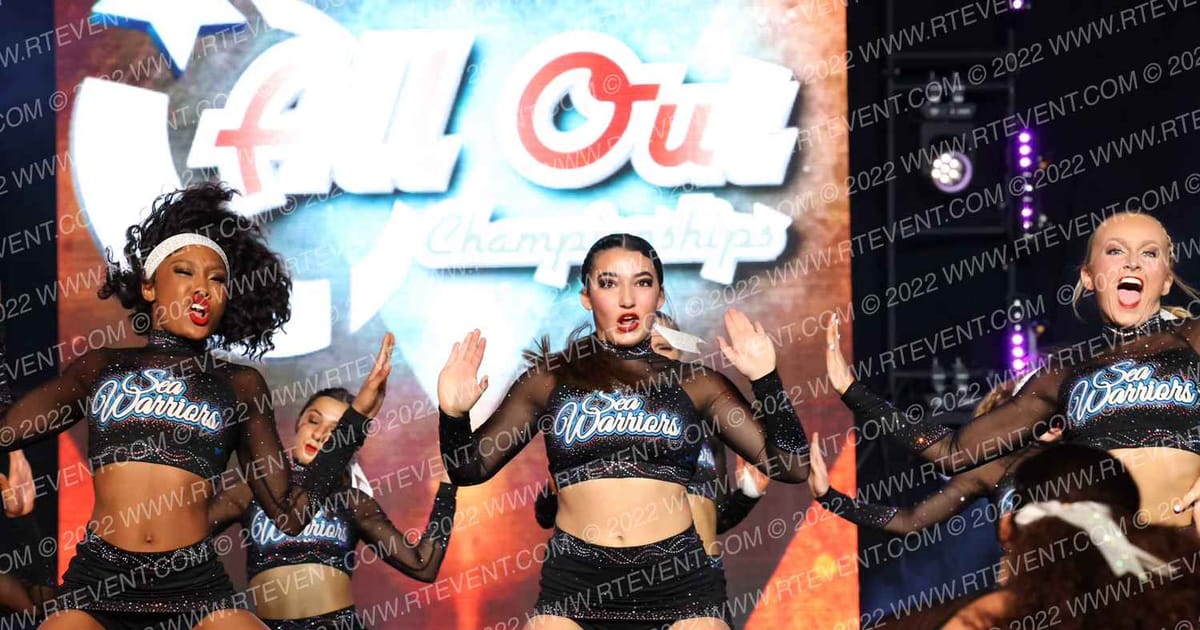 Cheer Florida Allstars Sea Warriors · All out Nationals