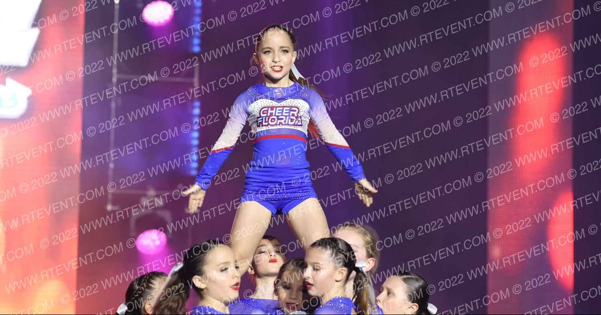 Cheer Florida Allstars Mini Monarchs · All out Nationals