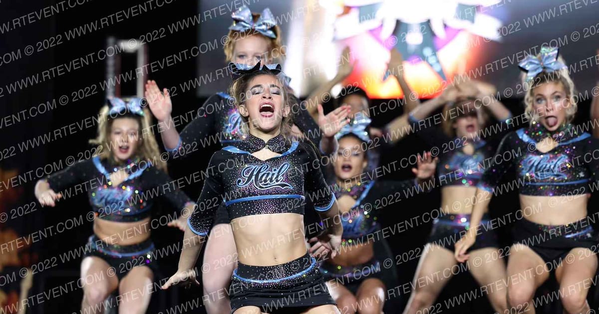 Fire and Ice Allstars Hail · Hard Rockin National Cheer Day
