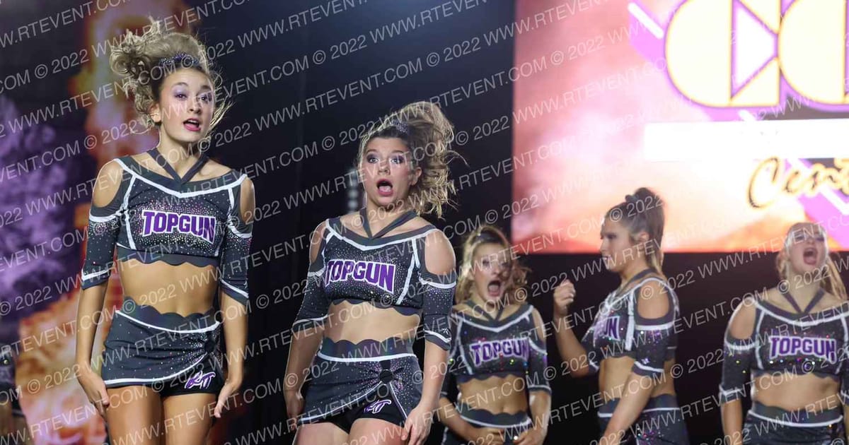 Top Gun Ohio Royal Jags · Hard Rockin National Cheer Day