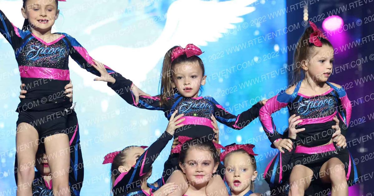 Encore Allstars Tiny Elite · All Out Nationals day two