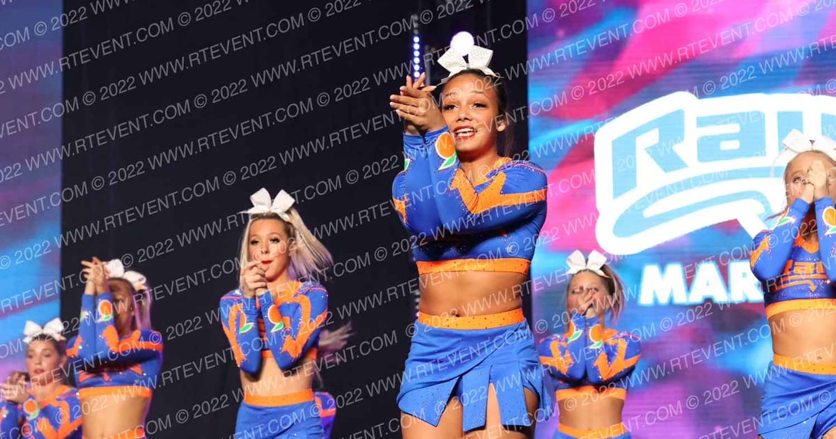 The Stingray Allstars Marietta Orange · All Out Nationals day two