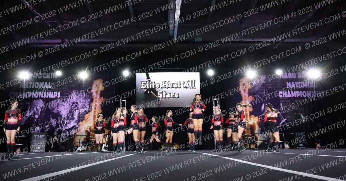 Elite Heat All Stars Showgirls · Hard Rockin National Cheer Day