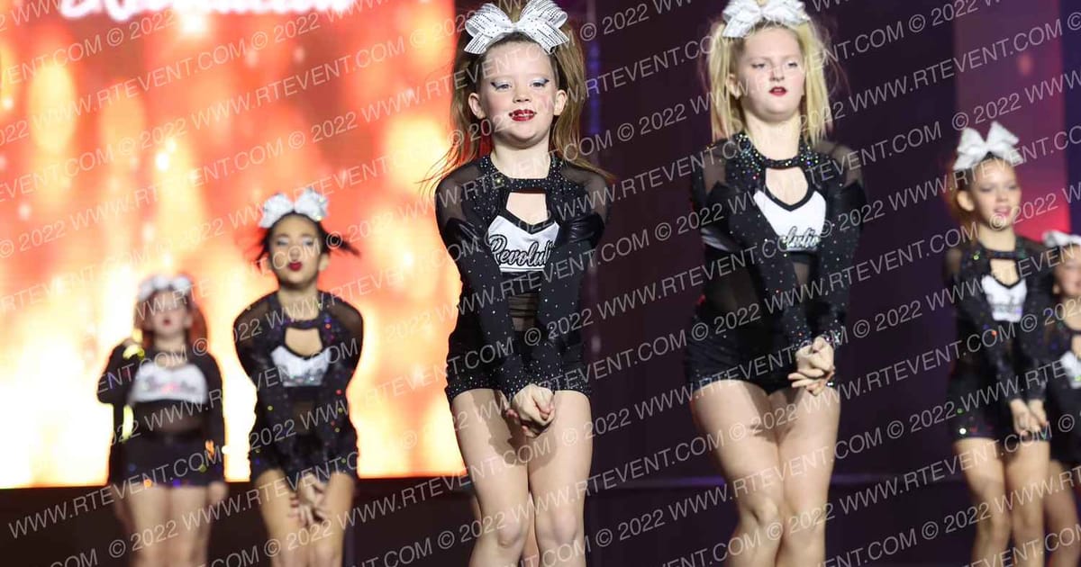 Naples Cheer Revolution Glow · All Out Nationals day two
