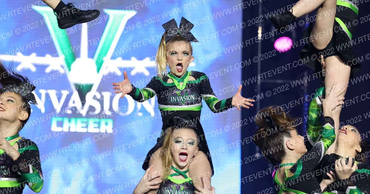 Invasion Cheer YOUTH PLA2OON · All Out Nationals day two