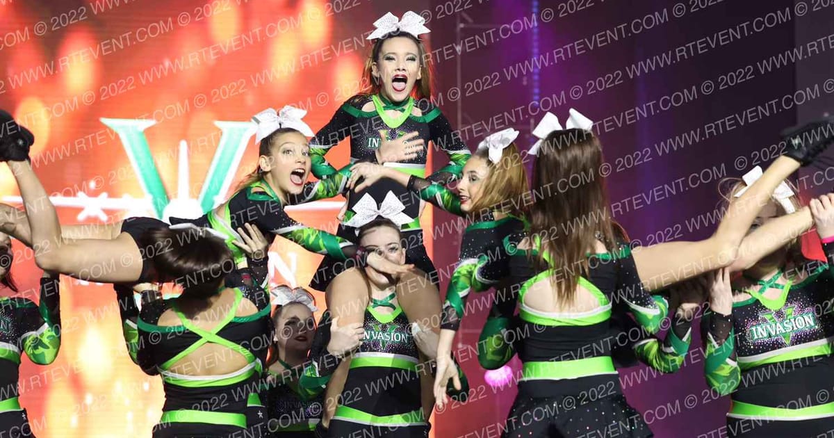 Invasion Cheer LADY CAVALRY · All Out Nationals day two