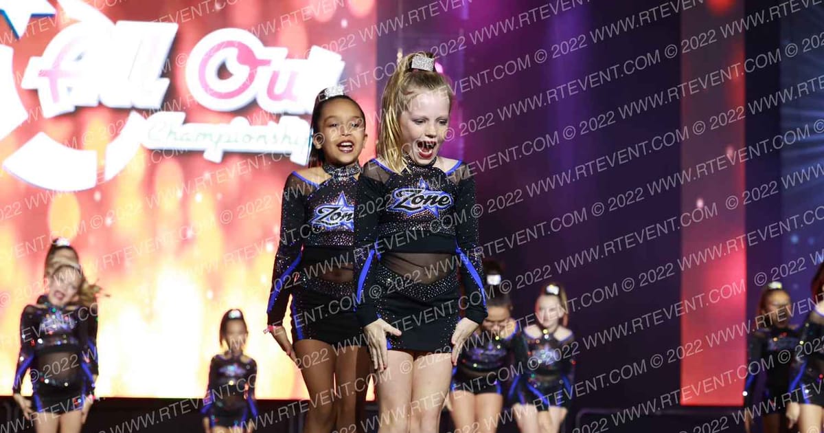 Zone Cheer All Stars Little Liberty · All Out Nationals day two