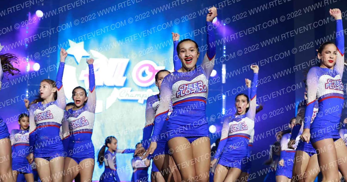 Cheer Florida Allstars Unicorns · All Out Nationals day two