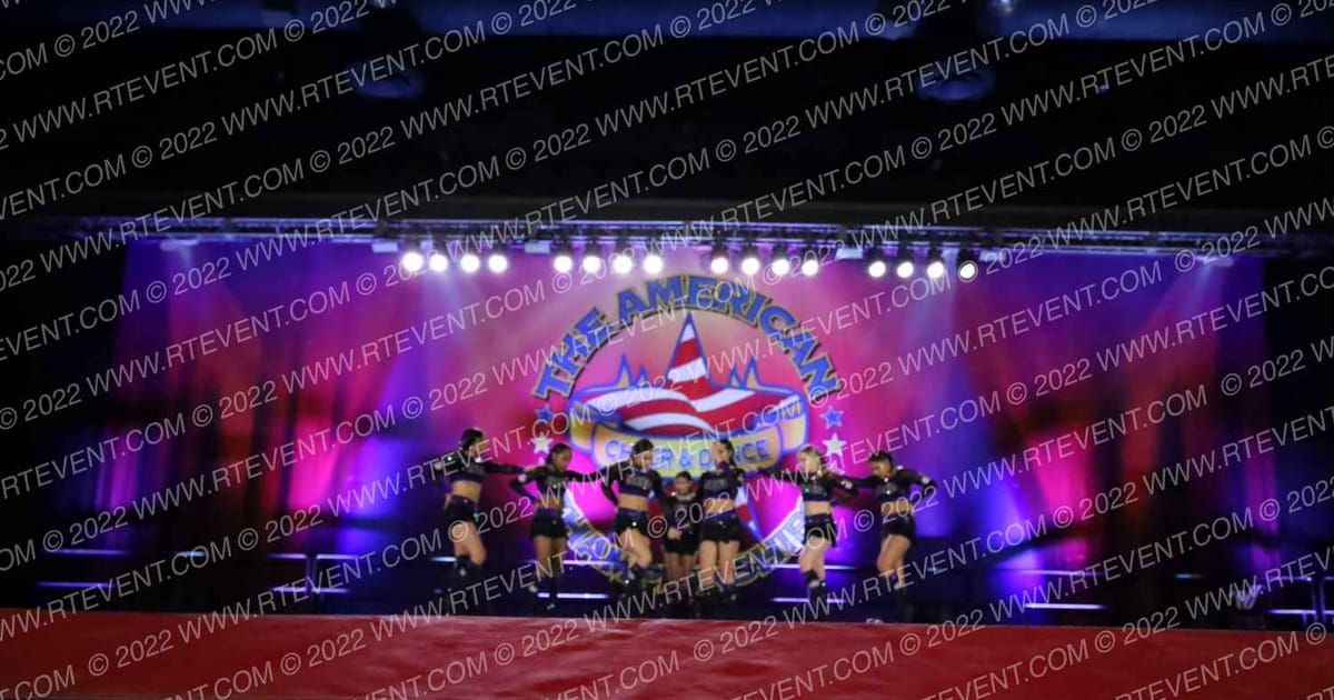 Cheer Xcel Purple Reign · The American Superstarz