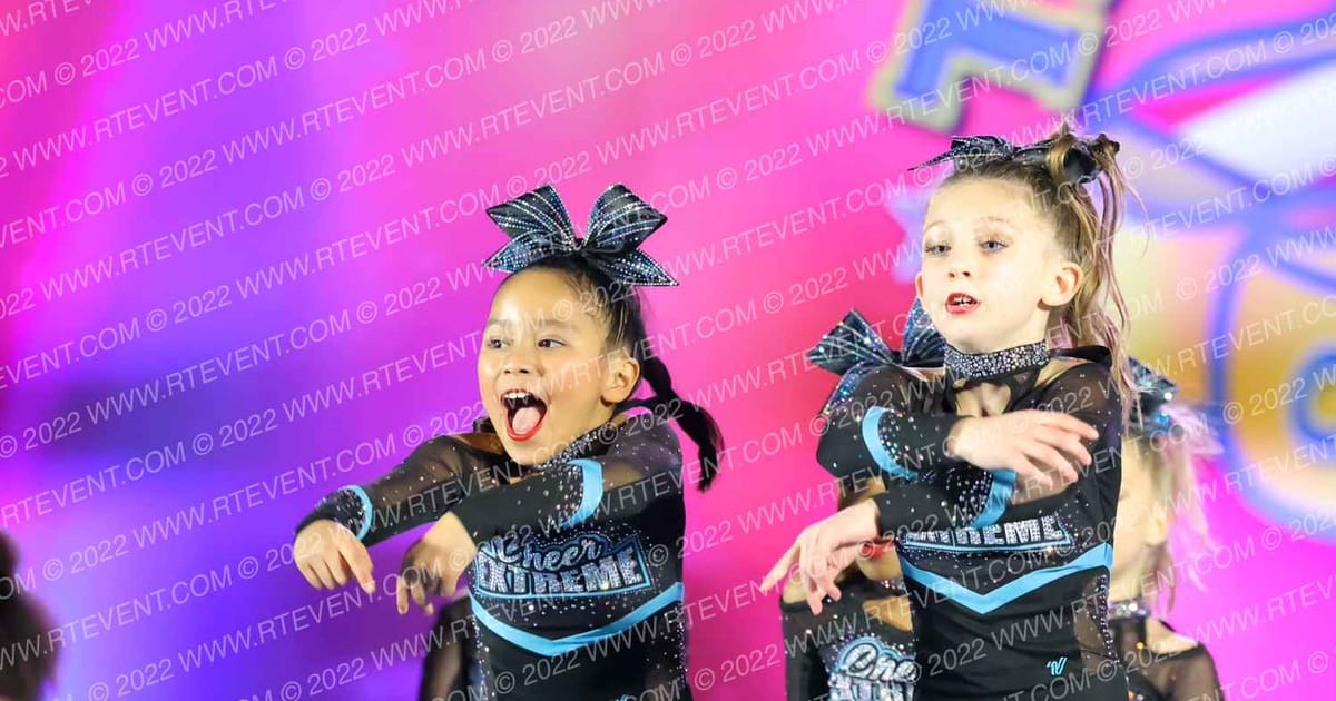 Cheer Extreme - Raleigh Tiny X Sharkies · The American Superstarz