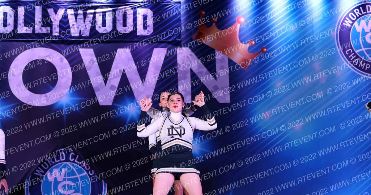 Notre Dame High School Notre Dame HS JV Cheer · Hollywood Crown