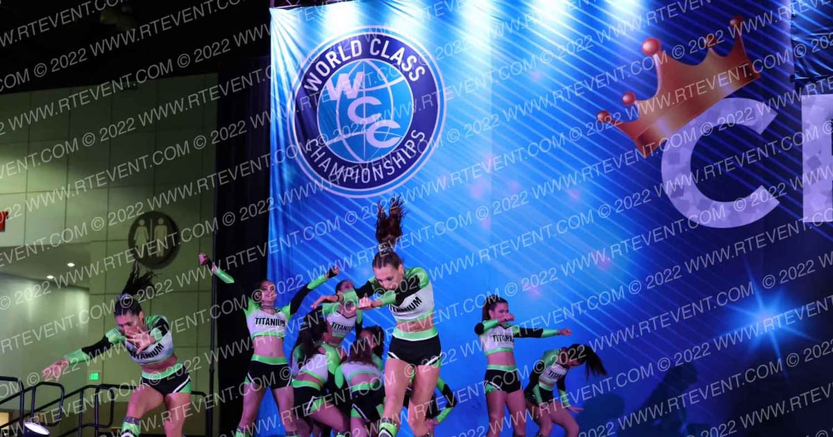 ASD Gym & Cheer ICY N SPICY TITANIUM · Hollywood Crown