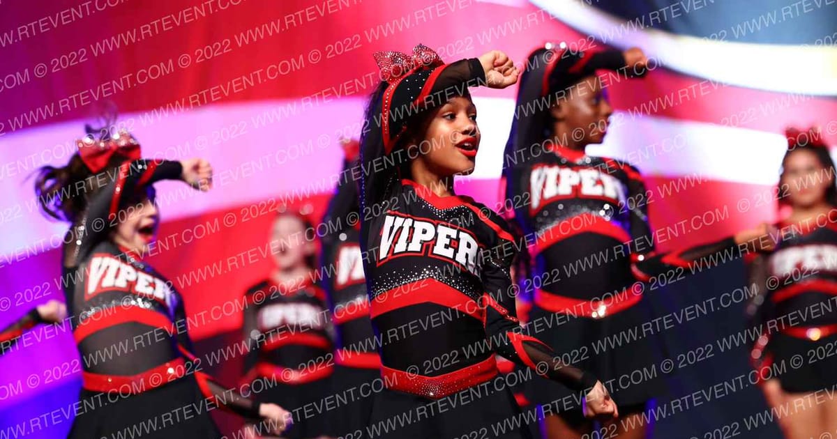 Stars Vipers San Antonio Coral Crush · Cheer Power Southern Nationals