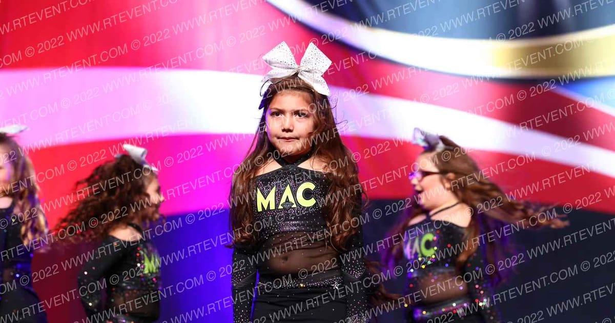 Modern American Cheer Shimmer · Cheer Power Southern Nationals
