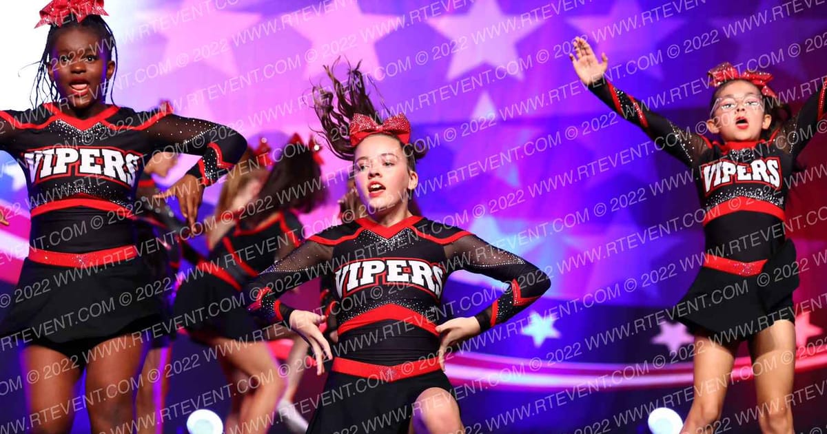Stars Vipers San Antonio JUNIOR STRIKE · Cheer Power Southern Nationals