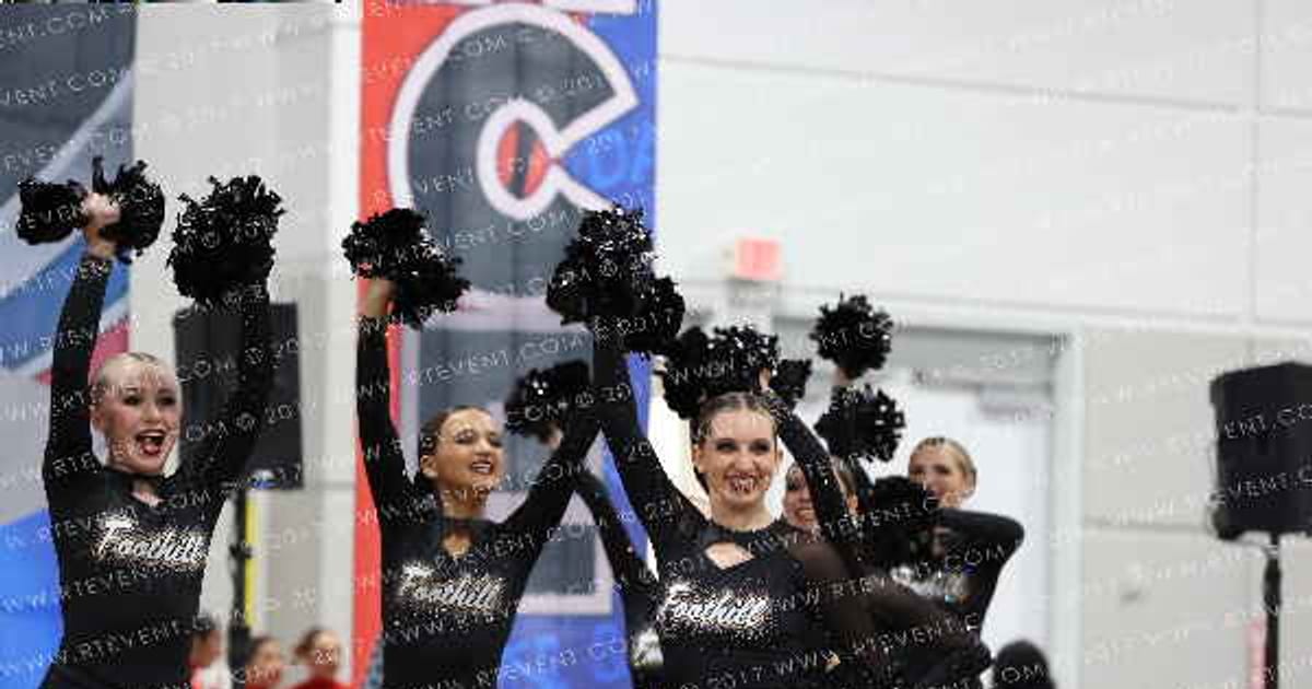 Foothill HS Small JV Pom Adv. · CA State Championships Ontario