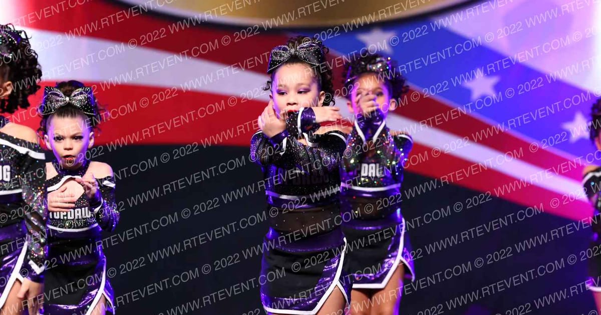 Top Dawg Cheer & Tumbling K9 Cuties · Cheer Power Southern Nationals