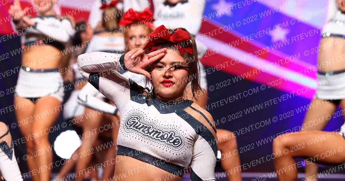 Tech Cheer Gunsmoke · Cheer Power Southern Nationals