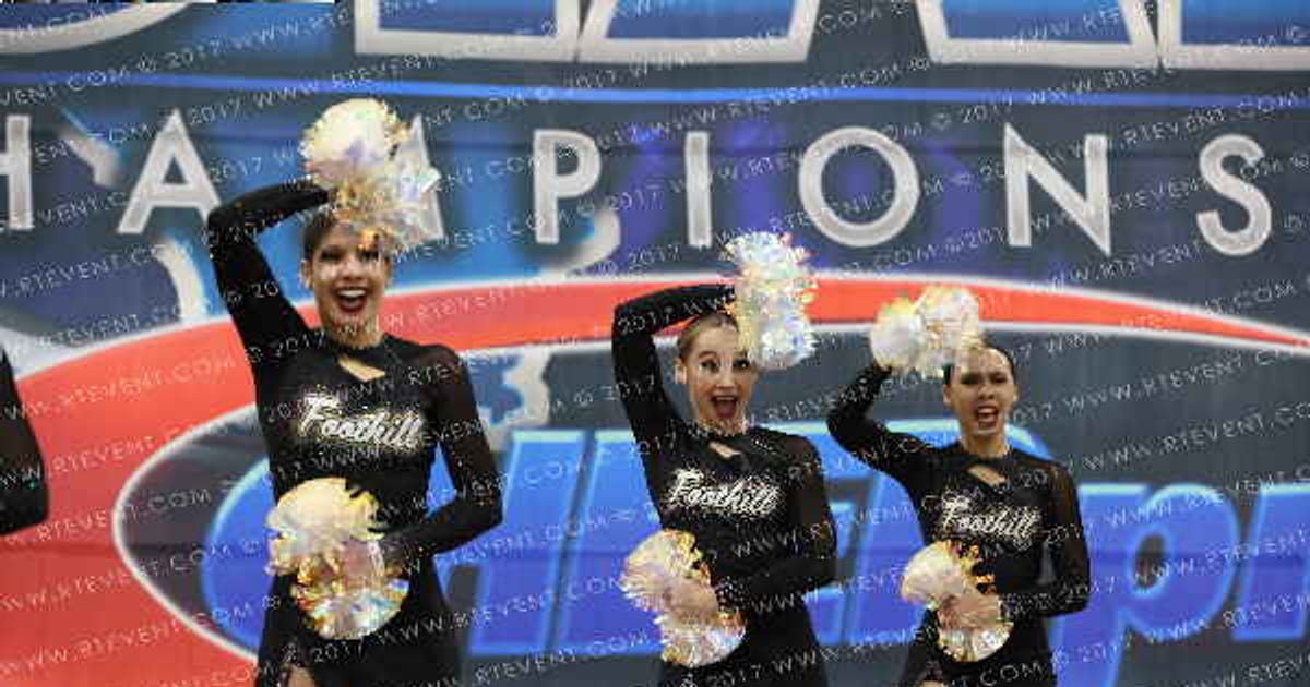 Foothill HS Large Varsity Pom Adv. · CA State Championships Ontario