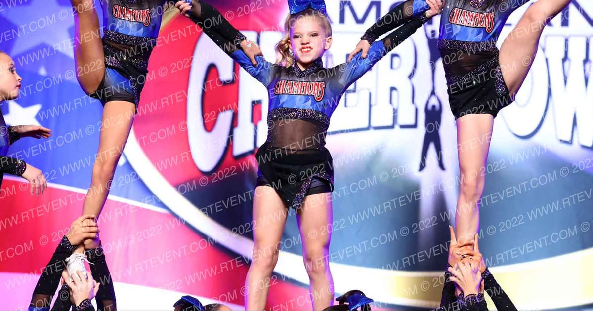The Champions All Stars Blazin' Barbies · Cheer Power Southern Nationals