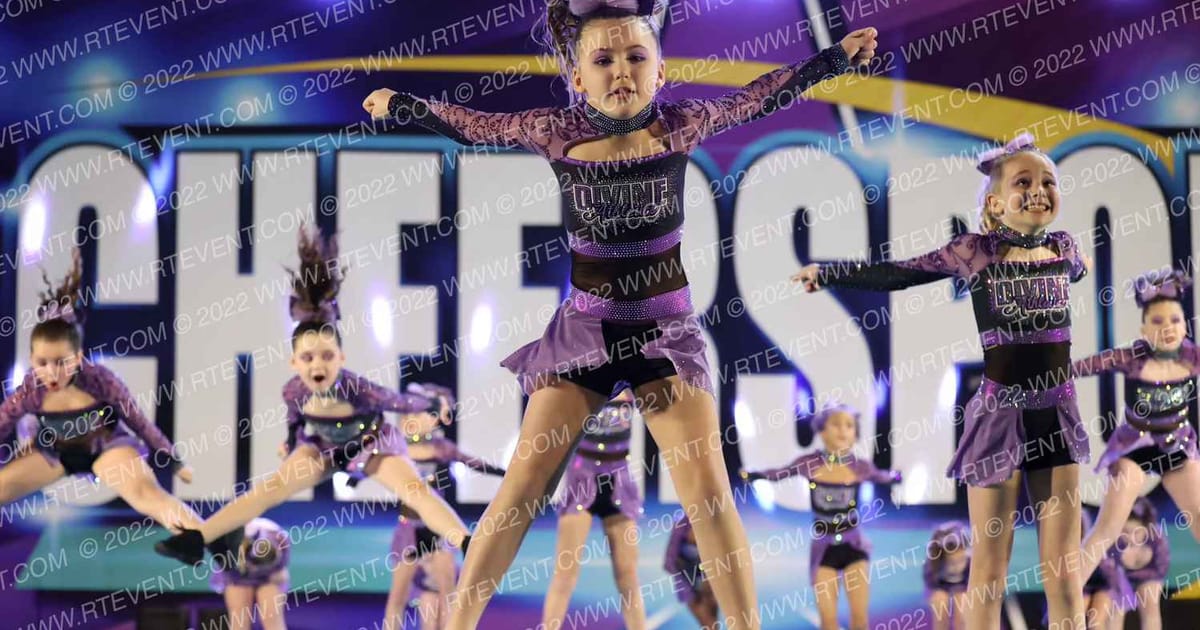 Divine Athletics Cheer Mini Monarchs L1.1 Prep · CHEERSPORT Baltimore Classic