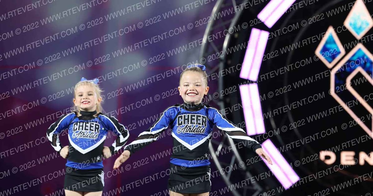 Cheer Athletics Denver Tiny White · Mile High Classic