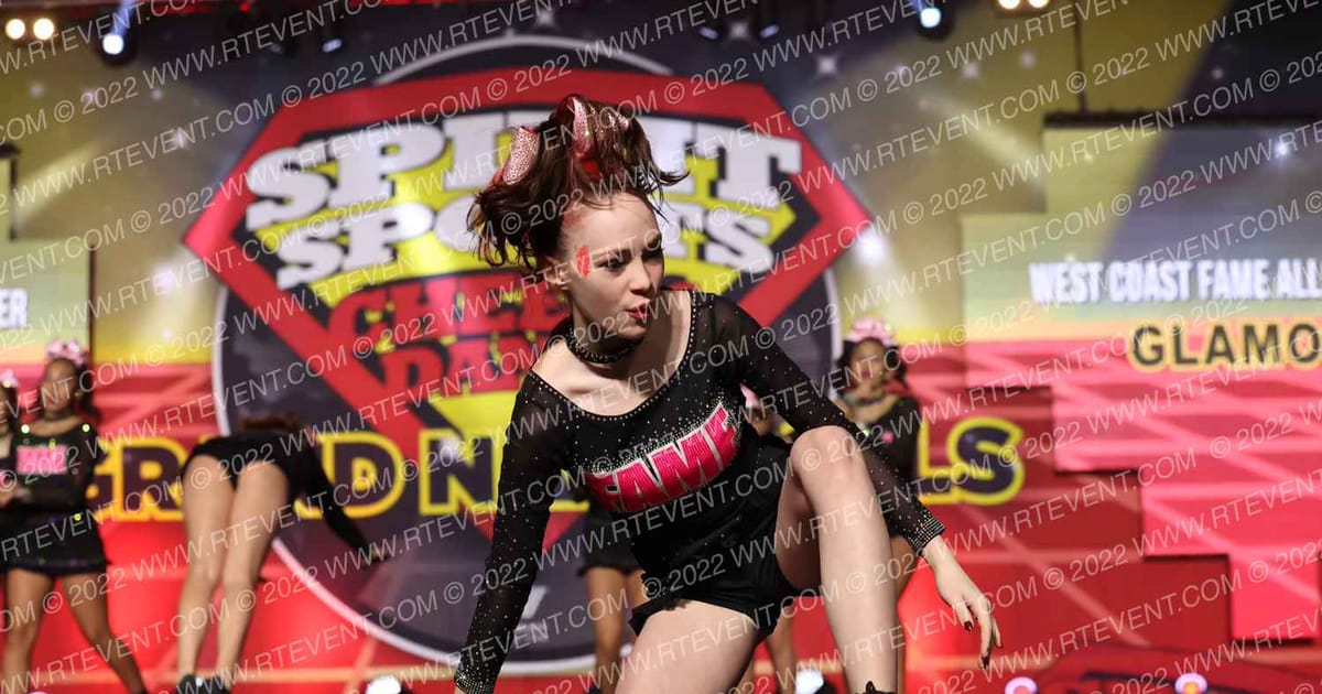 West Coast Fame Allstars Cheer GLAMOUR · Grand Nationals