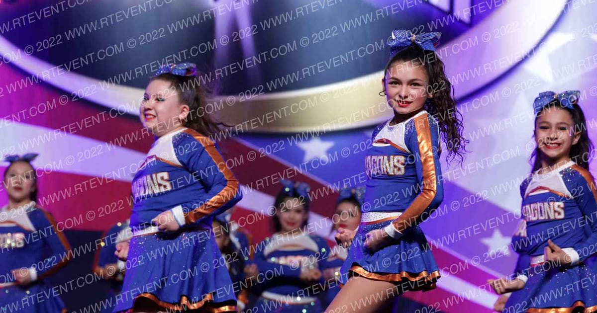 Texas Cheer Dragons Code Blue · Cheer Power Southern Nationals