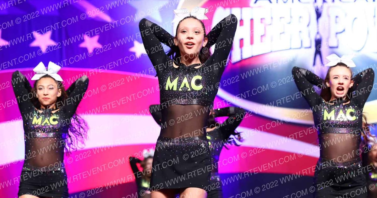 Modern American Cheer Black · Cheer Power Southern Nationals