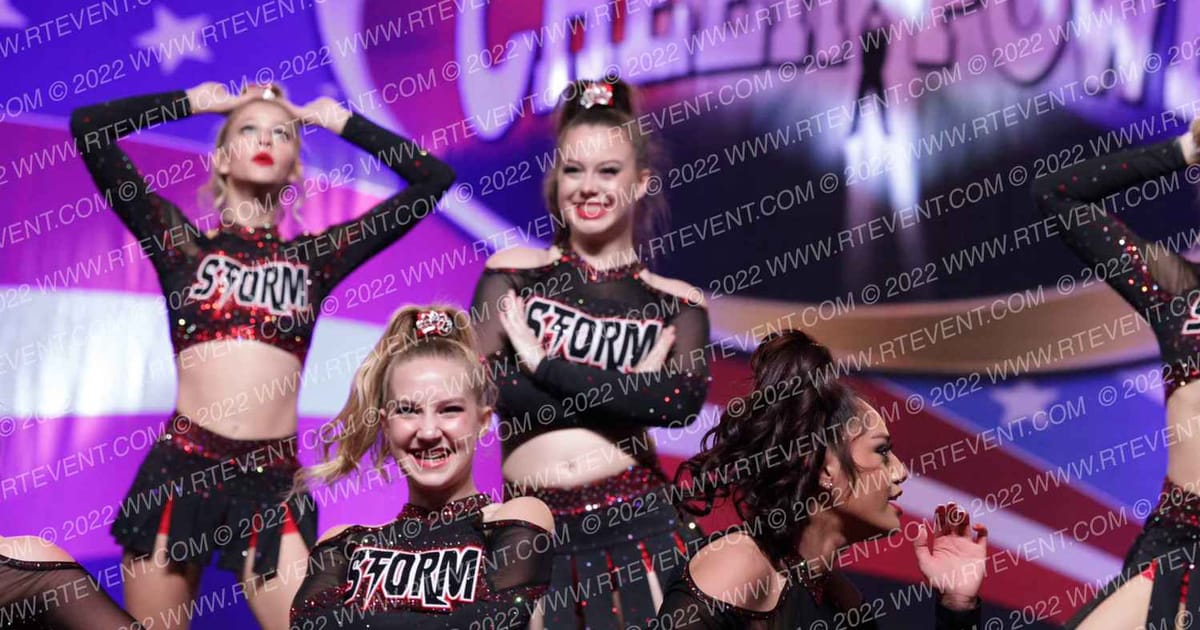 Texas Storm Athletics Fire · Cheer Power Southern Nationals