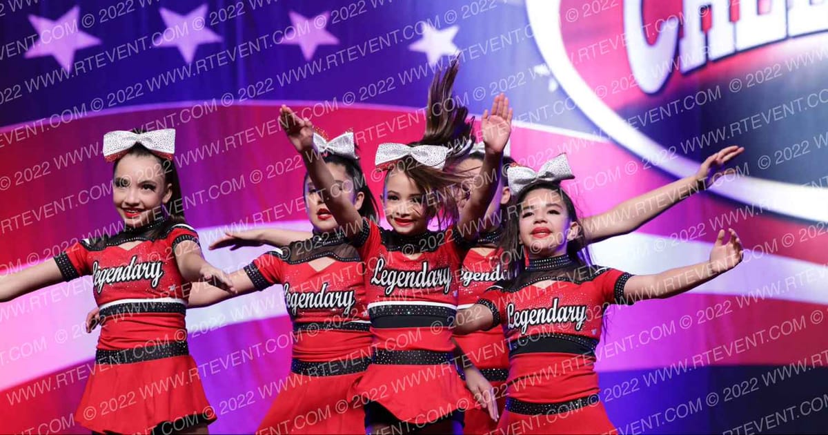 Legendary Cheer Elite Fire Angels · Cheer Power Southern Nationals