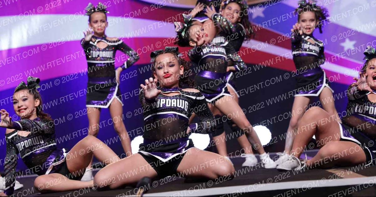 Top Dawg Cheer & Tumbling Wolf Pack · Cheer Power Southern Nationals